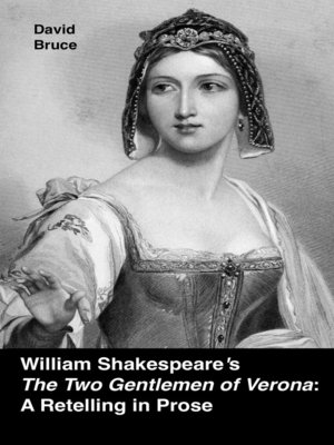 cover image of William Shakespeare's "The Two Gentlemen of Verona"